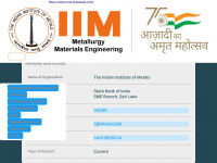 iim-india.net Webseite Vorschau