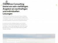 consenso.ch Webseite Vorschau