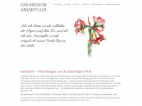 amaryllis-medium.de Webseite Vorschau