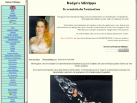 nadyas-sewing-instructions.de Webseite Vorschau