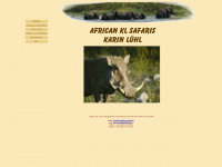 namibiasafaris.de Webseite Vorschau