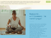 nandiyoga.ch Webseite Vorschau