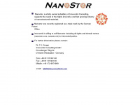 nanostor.de Webseite Vorschau