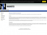 nansys.ch Webseite Vorschau