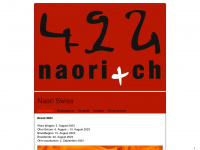 naori.ch Webseite Vorschau