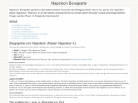 napoleon-1.de Webseite Vorschau
