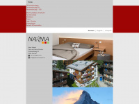 narnia-zermatt.ch Webseite Vorschau