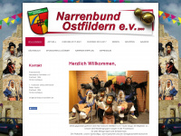 narrenbund-ostfildern.de Webseite Vorschau