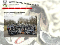 narrenfreunde-frech-dachs.de Webseite Vorschau