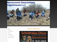 narrenverein-oggelshausen.de Webseite Vorschau