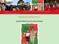 narrenzunft-fischbach.de Webseite Vorschau