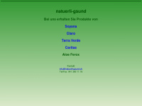 natuerli-gsund.ch Webseite Vorschau