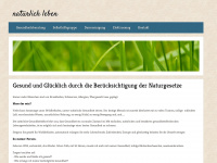 natuerlichleben.ch Webseite Vorschau