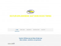 natur-erlebnisse.ch Webseite Vorschau