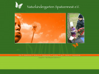 natur-kita-spatzennest.de Webseite Vorschau