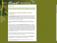 natur-kunst-vermittlung.at Webseite Vorschau