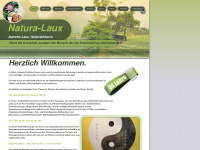 natura-laux.de Webseite Vorschau
