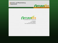 naturafix-naturbaustoffe.de Webseite Vorschau