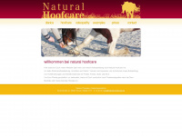 natural-hoofcare.de Webseite Vorschau