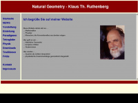 natural-geometry.de Webseite Vorschau