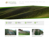 naturalblue.ch Webseite Vorschau