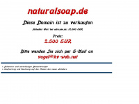 naturalsoap.de Webseite Vorschau