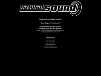 naturalsound.de Webseite Vorschau