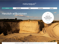 naturaqua.ch Webseite Vorschau