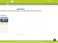 naturbadriehen.ch Webseite Vorschau