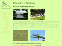 naturerlebnis-in-mecklenburg.de Webseite Vorschau