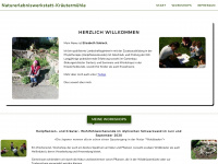naturerlebniswerkstatt-kraeutermuehle.de Webseite Vorschau