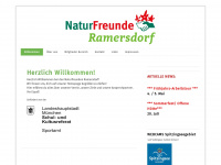 naturfreunde-ramersdorf.de Webseite Vorschau