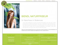 naturfriseur-biendl.de Webseite Vorschau