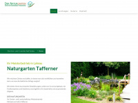 naturgarten-tafferner.de Webseite Vorschau