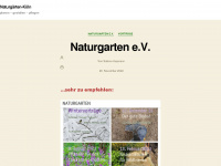 naturgaerten-koeln.de Webseite Vorschau
