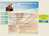 naturheilmassage-kiesl.at Webseite Vorschau