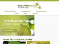 naturheilpraxis-hoeer.de Webseite Vorschau