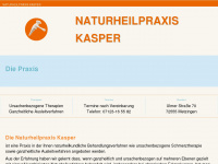 naturheilpraxis-kasper.de Webseite Vorschau