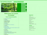 naturheilpraxis-kappler.de Webseite Vorschau