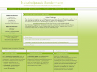 naturheilpraxis-sondermann.de Webseite Vorschau