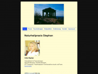 naturheilpraxis-stephan.de Webseite Vorschau