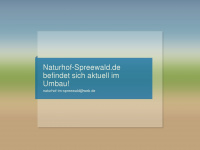naturhof-spreewald.de Webseite Vorschau