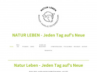 naturleben.at Webseite Vorschau