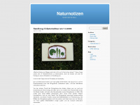 naturnotizen.de Webseite Vorschau