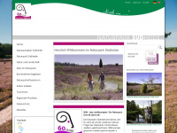 naturpark-suedheide.de Webseite Vorschau