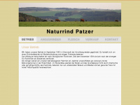 naturrind-patzer.de Webseite Vorschau