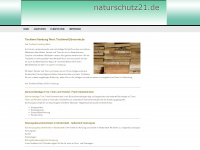 naturschutz21.de Webseite Vorschau
