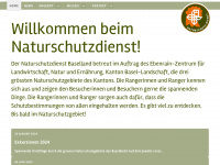 naturschutzdienst-bl.ch Webseite Vorschau