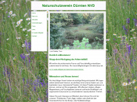 naturschutzverein-duernten.ch Webseite Vorschau