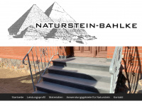 naturstein-bahlke.de Webseite Vorschau